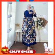 Thick FINE ADEM FABRIC / maura dress batik daster batik daster long sleeve daster 3 4 sleeve daster 