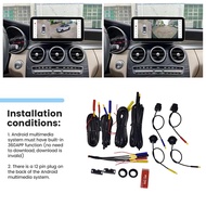 360 Vehicle Camera Panoramic Surround View 1080P AHD Front Rear Left Right View Camera for Android C