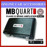 MB Quart Class D Monoblock Amplifier M3-800.1 Mono Block Amp For Woofer