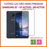 in stock Samsung S7, S7 Active, S8 Active tempered, 9H+ flexible tempered