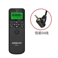 สายชัตเตอร์ Odran ถ่ายภาพต่อเนื่องตัวตั้งเวลาหน่วงเวลาไมโครเดี่ยวเหมาะสำหรับ Canon Nikon Sony ฟูจิ P