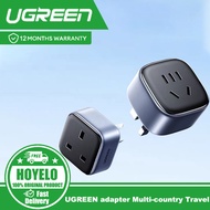 UGREEN adapter Multi-country Travel 250V Power to Socket Converter/Converter Plugs