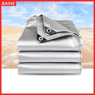 BAIHE PE Tarpaulin, 2mX3m Camping Tent Mat Rainproof Cloth, Pet Dog House Cover Outdoor Awning Sun S
