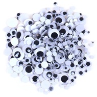 [MAKY] Self-adhesive mixed eyes for toys doll googly wiggly eyes diy accessories SG