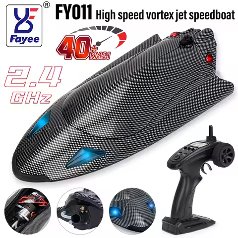 FAYEE FY011 2.4G High Speed Turbojet Speedboat 40KM/h 120-150M RC Distance 7.4V 2000mAh 390 Brushed 