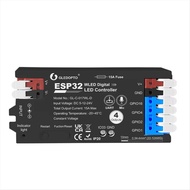 GLEDOPTO ESP32 WLED Controller with 4 Outputs 15A Fuse Mic Sound Dynamic Lights DIY Energy Saving Re