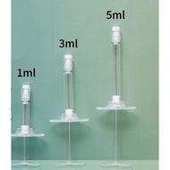 Cream Divider Tube​ Lotion Spray Tube​​ For Carrying​ With Cap Syringe Bottle Cosmetic 1 ml/2ml/3ml