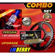 RK TAKASAGO Yamaha LC135 / Y15ZR RK SPROCKET SET Rk klo rk sprocket 428 rk spoket lc135 rk lc135 o-r
