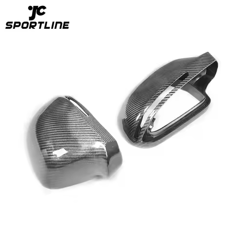 Full Replacement Carbon Mirror Cover For Audi Q3 13-15 A4 B8 09-12 A6 09-11 A8 09-10 Without Side As