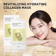 [HexKin Official ] Hexkin Hydrating Collagen Mask (Yellow Mask) | Vitamin C Extract, Color Changing,