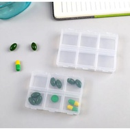 JKMLLCM Jewelry Box Accessories Plastic Storage Jewelry Box 6 Grids 1 PCS - HK6