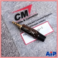 P.TR-ST CMP3XGB-G Big Tail 3.5mm Stereo Jack Male Mini Phone Connector Ai-Phaisan