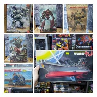 1) 1：20 SCOPEDOG 裝甲騎兵  $750  2) 1：72  SOLTIC SERIES 太陽之牙$360/隻  3) 風之谷王蟲  $88  4) 大和號 $99  尚有其他模型！歡迎