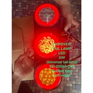 LORRY 24V LED TAIL LAMP [RUBBER TYPE] (SD-2059A-24V) (1PCS) READY STOCK 