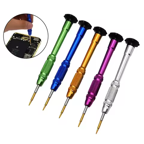 1Piece Precision Screwdriver 0.8/1.2 Pentalobe 0.6 Y-Type Slotted Phillips 2.5 Hex for iPhone Disass