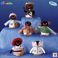[Genuine] Pingu 45th Anniversary Edition Plush Doll Fun Penguin Cross-Dressing Doll Gift