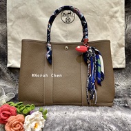 🐎【全新閒置｜Hermès Garden Party 36｜Etoupe 大象灰 Y刻｜附臺灣正本購證｜無頸紋美包一枚】