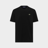 CROCODILE BLACK CUSTOM FIT CREW NECK SHORT SLEEVE T-SHIRT เสื้อยืดคอกลมแขนสั้นสีดำทรงคัสตอมฟิต