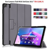For Lenovo Tab M10 3rd Gen Case 10 1 inch Magnetic Fold Leather Stand Tablet Shell Funda For Lenovo Tab M10 Gen 3 Case TB-328F X