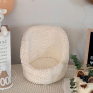 Photo Baby Fabric Sofa Baby Hundred Days Silk Flower Chair Child School Seat Birthday Single Cute Sm