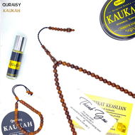 Tasbih Kaokah Kokka Arab 100 Bulat Prada Cincin Tasbeh Koka Kaukah Bersertifikat