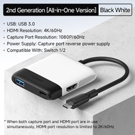 Hagibis | Hagibis Switch 2 Video Capture Card Portable TV Dock For Nintendo Switch1/2/OLED Live Stre