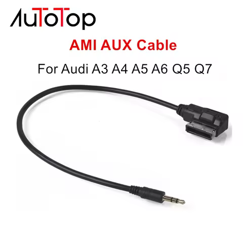 For AMI MMI 3G/2G Aux Bluetooth-compatible Adapter Auto Audio Cabl For Audi A3 A4 A5 A6 Q5 Q7 Car Mu