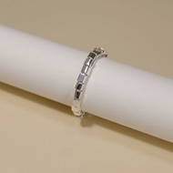 簡約方塊開口戒指 | 極簡方粒開口指環 | 情侶對戒 | 925純銀 |