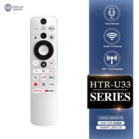 HTR-U33 Voice Remote Control Suitable For Haier 65C10 65S9QT 55S9QT 75S800QT 65S800QT 65Q6 OLED TV