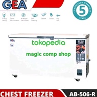 Promo Gea Ab-506R Chest Freezer Box Freezer Pendingin Frozen Food