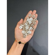 100 white 1.2CM FASHION shirt buttons