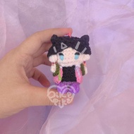 Clove Crochet Chibi Keychain (Valorant)
