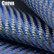 3K Blue Kevlar & Carbon Fiber Cloth Mixed Twill Pattern Used For DIY Decoration