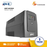Funhouse | AWP AID1500 Aide 900W-1500VA UPS LED Display Compact Design Automatic Voltage Regulation 