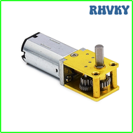 RHVKY DC3V-12V มอเตอร์เกียร์เกียร์ N30ขนาดเล็ก4รอบต่อนาที-380รอบต่อนาทีความเร็วต่ำเครื่องยนต์แรงบิดส