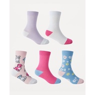 Australia direct 🆕️ Australia Brand - 5pcs pack crew socks 5-8Y, 8-10Y
