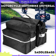 March Motorcycle Scooter ATV Waterproof Saddlebags Saddle Swingarm Side Bag Rear Bag