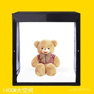 Photolab 140sm Besar LED Studio Peralatan Fotografi Mudah Alih Set Kotak Lembut Isi Mentol Fotografi