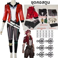Arcane 2 League of Legends LOL Arcane Vi เกมคอสเพลย์อะนิเมะ LOL Arcane Vi คอสเพลย์ชุด Carnival ชุด H