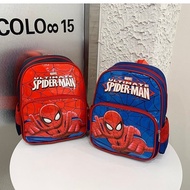 1-2 Grade School Bag 3-4-5-6 Years Old Male Female Baby Cartoon Spiderman Backpack