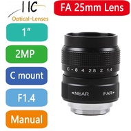 NEWYI 25mm F1.4 CCTV TV Movie Lens C Mount Macro Ring for Sony E Mount A6300 A6100 A6500 A5100