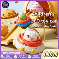 Unbreakable Plastic Baby Toy Car Gift - Press & Go Space Flyer Roller Coaster Fun Learning for 1-3 Y