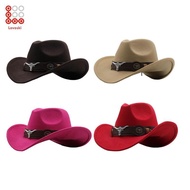 [Lovoski] Cowboy Hat, Novelty Casual Waterproof Wide Brim Thermal Comfortable Cowgirl Hat for Costum