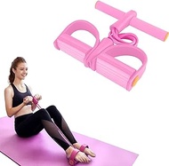 Pedal Resistance Band, Elastic sit up Bands , 4-Tube Pull Rope Multifunctional Tension Rope Body Tra