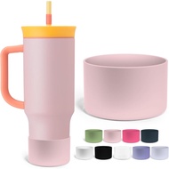 owala boot 40oz Silicone Sleeve for Owala Tumbler boot 24oz Fits Handle Tumbler Anti-Slip Boot Prote