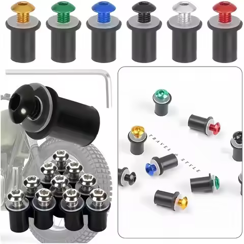 10PCS M5 Windscreen Windshield Bolt Screw Kit For Kawasaki Z900 Z750 Z800 Z650 VERSYS 300 650 1000 Z