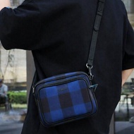 ✨閒置99成新 BURBERRY 藍灰拼黑色多功能相機包 外出包