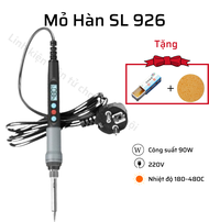 Tay hàn thiếc mini mỏ hàn chì hàn thiếc điều chỉnh nhiệt độ 180°C-480°C SL 926 90w 220V mỏ hàn nhỏ
