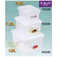 (3.5L , 7.0L , 13L) Lava Food Container | Rectangle Container | Multipurpose Container Tupperware Fr