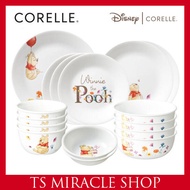 [CORELLE] Winnie The Pooh Tableware 16p Set for 4 People Korean Type (Round Plate) / Dinnerware / Rice bowlSoup Bowl popular item